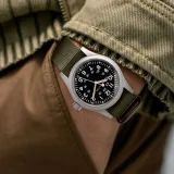 HAMILTON Khaki Field Mechanical Armbanduhr mit Textilband H69439931