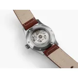 HAMILTON Herrenuhr Khaki Field Automatik grün Lederband braun 38 mm H70455560
