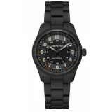 HAMILTON Herrenuhr Khaki Field Automatik Titanium schwarz 38 mm H70215130