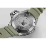 HAMILTON Herrenuhr Khaki Navy Frogman Edelstahl mit Kautschukband Automatik H77825331