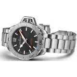 HAMILTON Herrenuhr Khaki Navy Frogman Edelstahlband Automatik H77485130