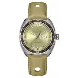 HAMILTON Herrenuhr Pan Europ Day Date Automatik Set grün und braun H35445860