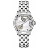 HAMILTON Jazzmaster Automatik open Heart Damenuhr mit Gliederband 36 mm H32215190