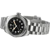 HAMILTON Khaki Field Expedition Automatik 37mm silberfarben schwarz Edelstahlband H70225130