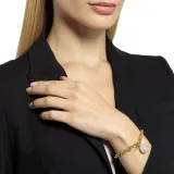 JOOP! Armband Edelstahl IP goldfarben mit weißem Stein 2035892