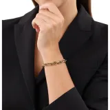 JOOP! Damenarmband Edelstahl goldfarben mit Emaille 2038026