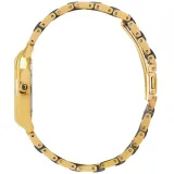 Laimer Holzuhr Damenuhr PAOLA Leadholz und Edelstahl goldfarben 0198