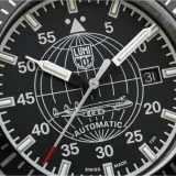 Luminox Air Automatic Constellation Pilotenuhr mit schwarzem Lederband XA.9601