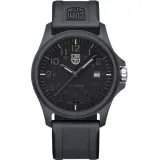 Luminox Herrenuhr Patagonia Carbonox 2400 Serie schwarz mit Silikonband X2.2402