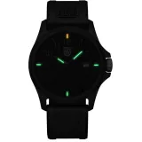 Luminox Herrenuhr Patagonia Carbonox 2400 Serie schwarz mit Silikonband X2.2402