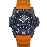 Luminox Navy SEAL Taucheruhr blau mit Silikonband orange und blau XS.3253.CBNSF.SET