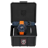 Luminox Navy SEAL Taucheruhr blau mit Silikonband orange und blau XS.3253.CBNSF.SET