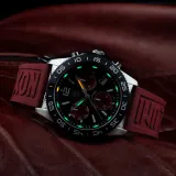 Luminox Pacific Diver Taucheruhr mit weinrotem Kautschuk Armband XS.3155.1