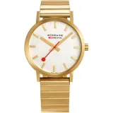 Mondaine Classic Swiss Railways Armbanduhr goldfarben A660.30360.16SBM