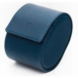 Paul Design 1er Travel Etui Reiseetui Uhrentasche Leder Marineblau für 1 Uhr