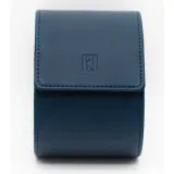 Paul Design 1er Travel Etui Reiseetui Uhrentasche Leder Marineblau für 1 Uhr