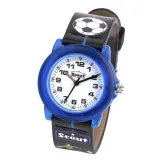 Scout Kinderuhr Crystal Fußball blau schwarz 164000007