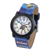 Scout Kinderuhr Crystal Landmaschinen schwarz blau 164000010