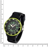 Scout Kinderuhr schwarz grün The Scout Silikonband 164000001