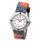 Scout Kinderuhr Star Kids schwarz orange Wetltraum Astronaut Raumschiff 164000049