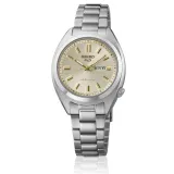 Seiko 5 Sports Automatik Damenuhr silberfarben champagne SRE023K1