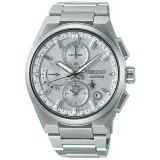 Seiko ASTRON GPS Solar Dual Time Chronograph Titan silberfarben SSH159J1