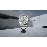 Seiko ASTRON GPS Solar Dual Time Chronograph Titan silberfarben SSH159J1