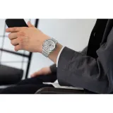 Seiko ASTRON GPS Solar Dual Time Chronograph Titan silberfarben SSH159J1