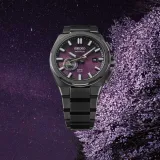 Seiko ASTRON GPS Solar Dual Time Titan Cherry Blossoms Night Limited Edition SSJ029J1