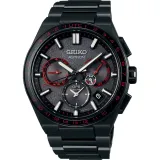 Seiko ASTRON GPS Solaruhr Titan schwarz rot Limited Edition SSH137J1