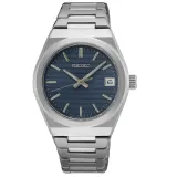 Seiko Damenuhr Blau silberfarben mit Saphirglas und Edelstahlband SUR575P1