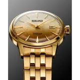 Seiko Herrenuhr Presage Automatic Cocktail Time goldfarben SRPK46J1