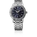 Seiko Herrenuhr Presage Automatic Style 60s blau silberfarben SRPL07J1