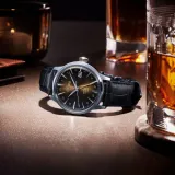 Seiko Presage Automatikuhr GMT New Cocktail Time schwarzes Lederband SSK039J1