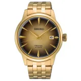 Seiko Presage Automatikuhr New Cocktail Time Beer Edelstahl goldfarben SRPK48J1