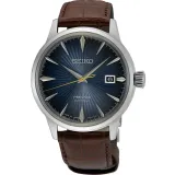 Seiko Presage Automatikuhr New Cocktail Time Midnight Blue braun SRPK15J1