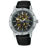Seiko Presage Automatikuhr Style 60 Skeleton mit dunkelbraunen Lederband SSA461J1