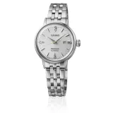 Seiko Presage Damenuhr Automatik Cocktail Time silberfarben mit Diamanten SRE017J1