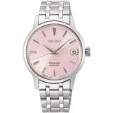 Seiko Presage Damenuhr Automatik Cocktail Time silberfarben rosa SRP839J1