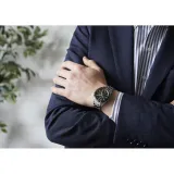 Seiko Presage Sharp Edged GMT Automatikuhr grün silberfarben schwarz SPB219J1