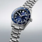 Seiko Prospex 1965 Heritage Diver`s Automatikuhr silberfarben blau SPB451J1