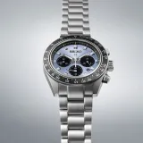 Seiko Prospex Chronograph Solar Speedtimer hellblau silberfarben schwarz SSC935P1