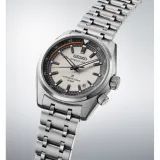 Seiko Prospex Speedtimer Automatikuhr silberfarben weiss schwarz SPB513J1