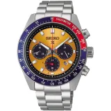 Seiko Prospex Speedtimer Pogue Solar Chronograph silberfarben orange blau rot SSC947P1