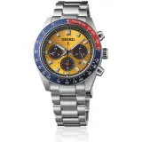 Seiko Prospex Speedtimer Pogue Solar Chronograph silberfarben orange blau rot SSC947P1