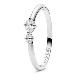 SIF JAKOBS Ring Ovale Due 925er Silber Gr. 54 SJ-R2745-CZ-54