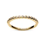 SIF JAKOBS Ring Sarzana 925er Silber vergoldet Gr. 52 SJ-R2750-CZ-YG-52