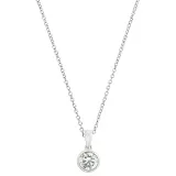 s.Oliver Halskette 925 Silber Rundanker mit Zirkonia 2032970