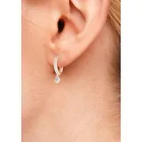 s.Oliver Ohrringe 925 Silber rhodiniert rosevergoldet mit Zirkonia 2032978