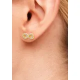 s.Oliver Ohrringe Infinity 925 Silber goldfarben 2032887